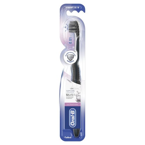 Oral-B Gum Care Silver Ultrathin 0.01 Extra Soft 1 Брой - Черно / Сиво
