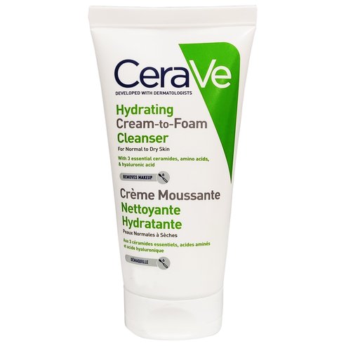 CeraVe Подарък Hydrating Cream to Foam Cleanser for Normal to Dry Skin 15ml