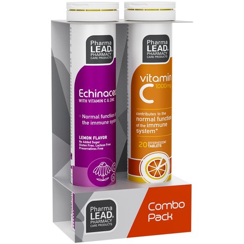 Pharmalead Promo Echinacea 20 Effer.tabs & Подарък Vitamin C 1000mg 20 Effer.tabs