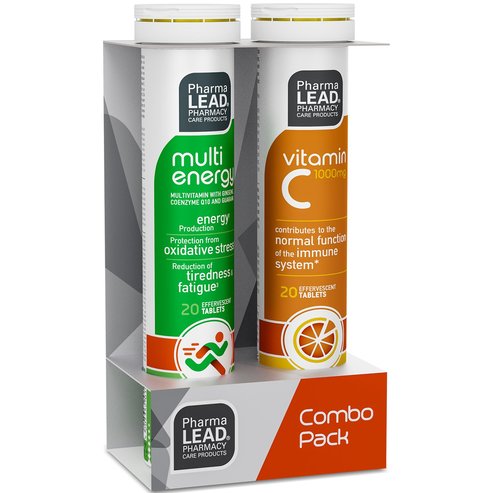 Pharmalead Promo Multi Energy 20 Effer.tabs & Подарък Vitamin C 1000mg 20 Effer.tabs