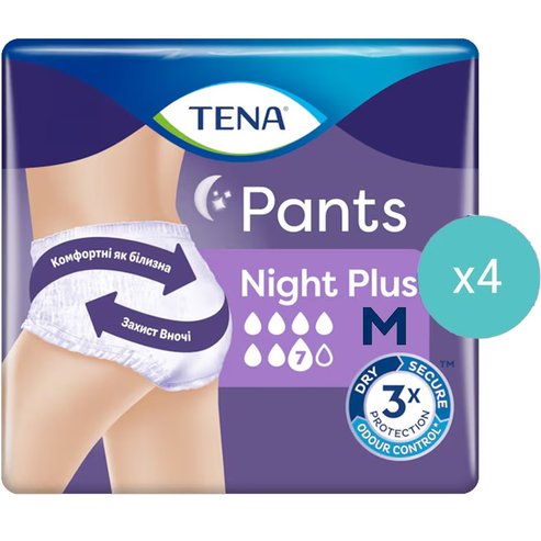 Tena PROMO PACK Pants Plus Night Unisex 48 бр - Medium 80-110cm