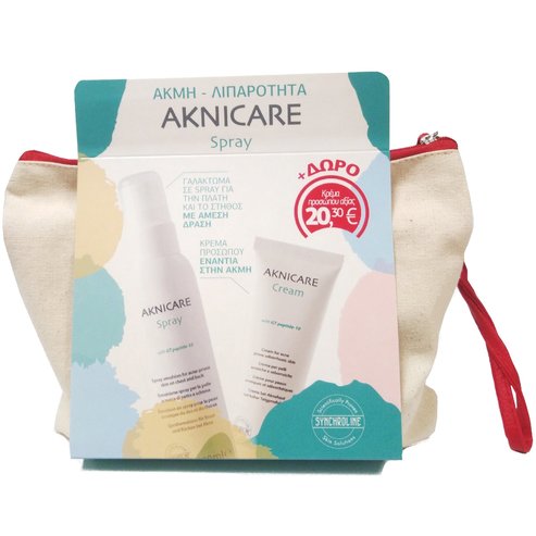 Synchroline PROMO PACK Aknicare Spray 100ml & подарък Aknicare Cream 50ml на специална цена