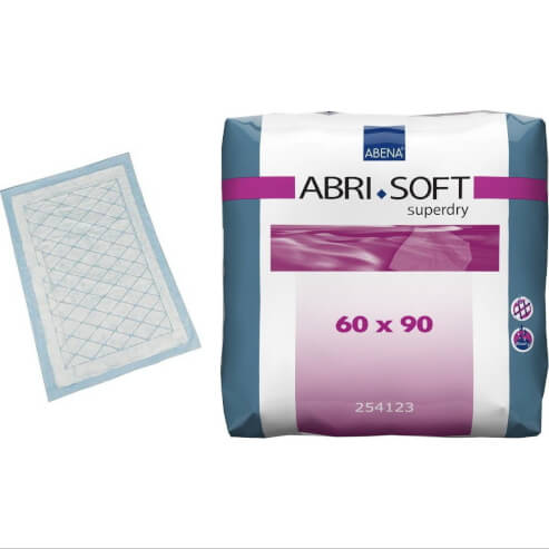 Abena Abri-Soft Superdry Подложки 60 x 90 см Кутия Опаковка 30 броя