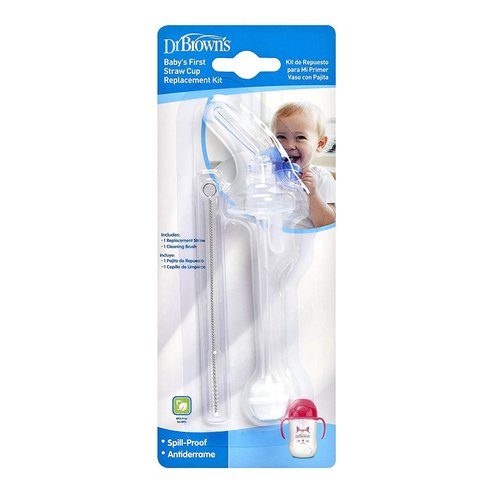 Dr. Brown\'s Baby\'s First Straw Cup Replacement Kit Резервен комплект за термо чаша със сламка 17/TC073