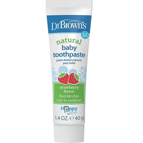 Dr.Browns Fluoride-Free Baby Toothpaste 40g, Ягода