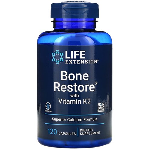 Life Extension Bone Restore With Vitamin K2 120caps