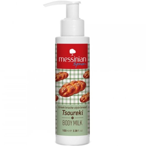 Messinian Spa Tsoureki Body Milk Хидратиращ лосион за тяло с празничен аромат на Цуреки, с помпа 100ml