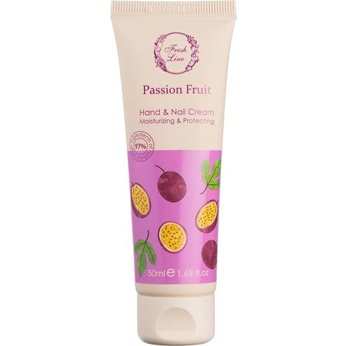 Fresh Line Passion Fruit Moisturizing & Protecting Hand & Nail Cream Хидратиращ, защитен крем за ръце & нокти с лека текстура, натурална формула с маракуя 50ml