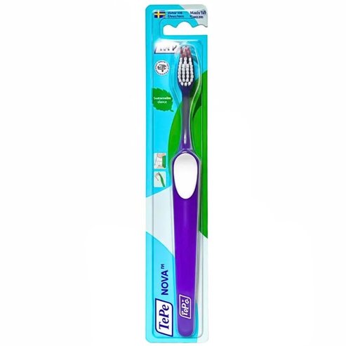 Tepe Nova Extra Soft Toothbrush Много мека четка за зъби със специален връх на влакната за по-лесен достъп до задните зъби & вътрешните повърхности 1 брой