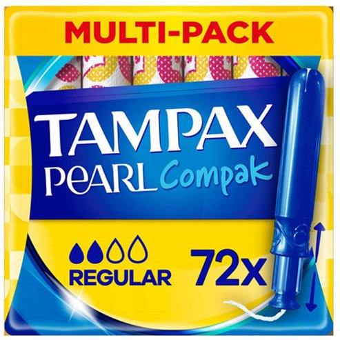 Tampax Promo Multi-Pack Compak Pearl Regular 72 бр