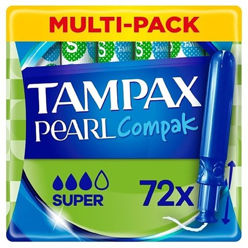 Tampax Promo Multi-Pack Compak Pearl Super 72 бр