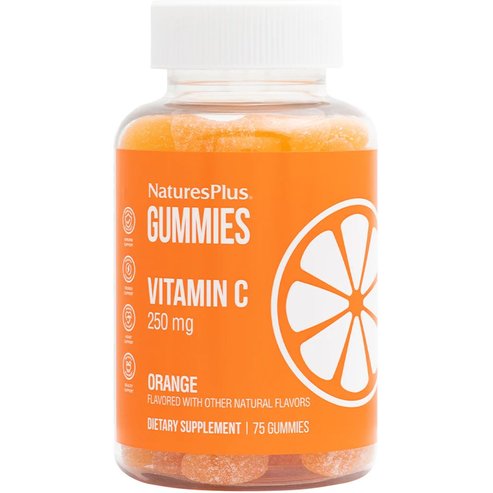 Natures Plus Gummies Vitamin C 250mg, 75 Softgels