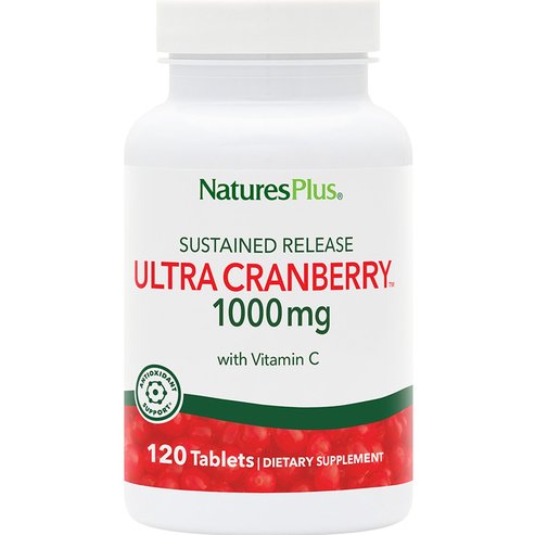 Natures Plus UltraCranberry 1000mg Добавка за хранене на сок от червена боровинка за подпомагане на отделителната система 60tab