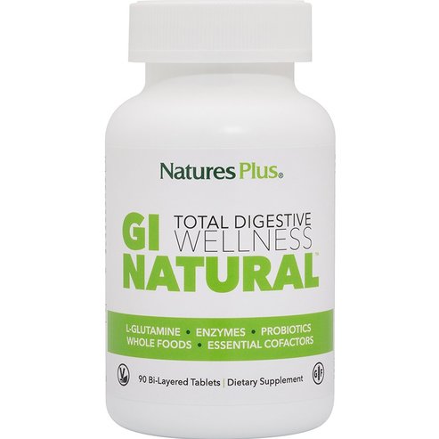 Natures Plus Gi Natural Формула за здравословно функциониране на храносмилателната система 90tabs