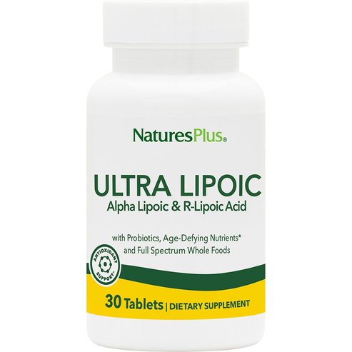 Natures Plus Ultra Lipoic Alpha Lipoic & R-Lipoic Acid 30tabs