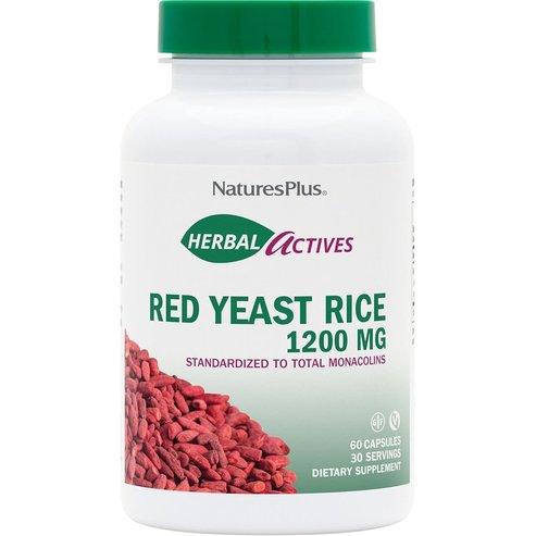 Natures Plus Red Yeast Rice 1200mg, 60caps