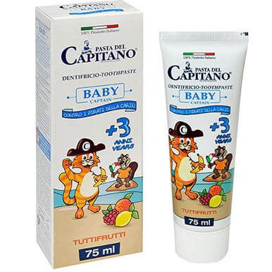 Pasta Del Capitano Junior Паста за зъби Деца от 3 години с ВкусTuttiFrutti 75ml