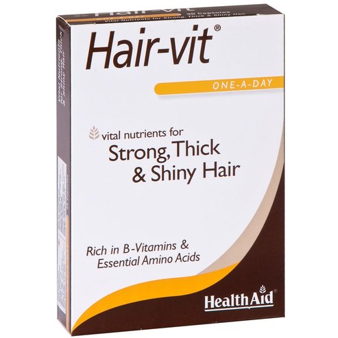 Health Aid Подарък Hair-Vit Strong, Thick & Shiny Hair 5caps