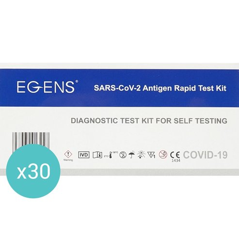 Σετ Egens Covid-19 Antigen Rapid Test Kit 30 бр