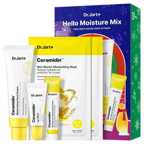 Dr.Jart+ Promo Ceramidin Skin Barrier Moisturizing Mask 44g (2x22g) & Skin Barrier Moisturizing Cream 15ml & Lip Balm 7ml & Moisturizing Hand Cream 100ml