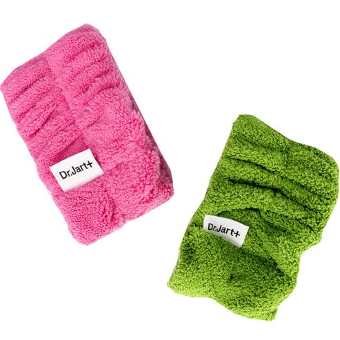 Dr.Jart+ Подарък Washcloth Wrist Band Pink & Green 2 бр