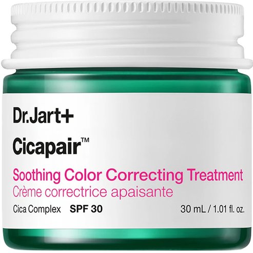 Dr.Jart+ Cicapair Spf30 Soothing Color Correcting Treatment успокояващ крем за лице с висока защита за коригиране на тена 30ml