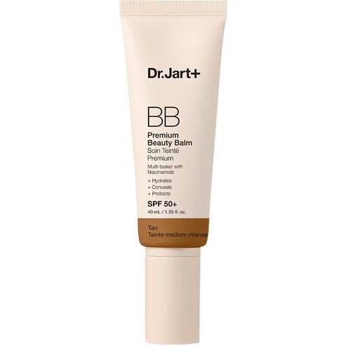 Dr.Jart+ BB Premium Spf50+ Beauty Balm Хидратиращ BB Крем за Лице с Много Висока Слънцезащита SPF50+ и Цвят за Леко Покритие 40ml - Tan