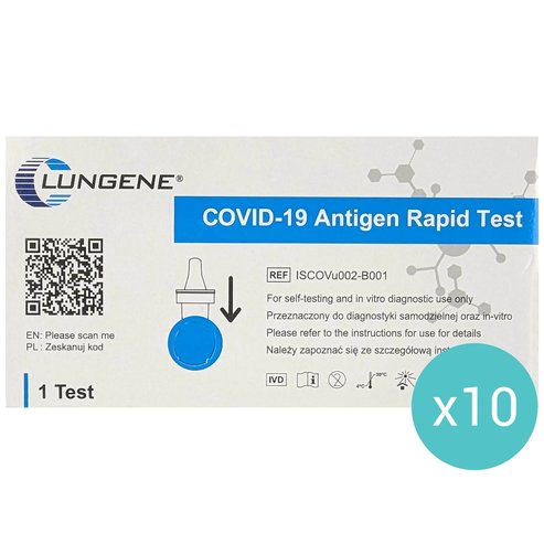 Clongene Комплект Lungene Covid-19 Antigen Rapid Test 10 бр