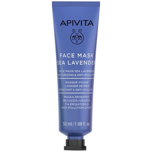 Apivita Moisturizing & Anti-Pollution Sea Lavender Face Mask 50ml