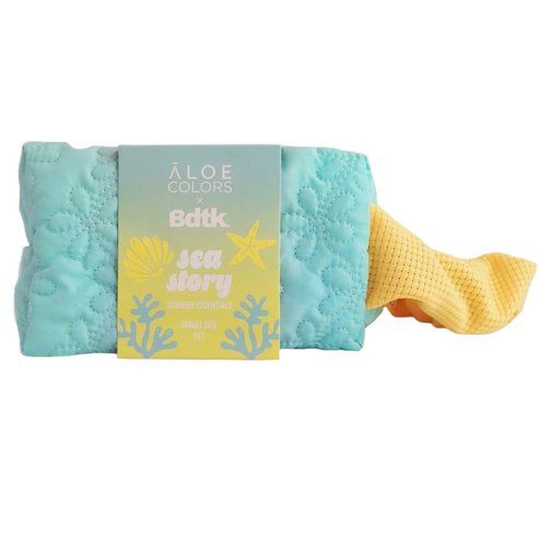 Aloe Colors Promo Sea Story Summer Essentials Travel Size Hair & Body Mist 100ml & Body Lotion 100ml & Shower Gel Body 100ml
