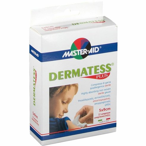 Master Aid Dermatess Plus Non-Woven Sterile Gauze 5cm x 9cm 12 бр