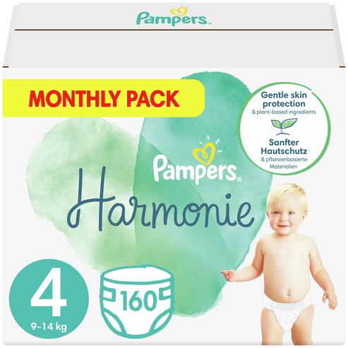 Pampers Harmony Monthly Pack No4 (9-14kg) 160 пелени