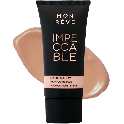 Mon Reve Impeccable All Day Matte Foundation with Spf15, 30ml - 106