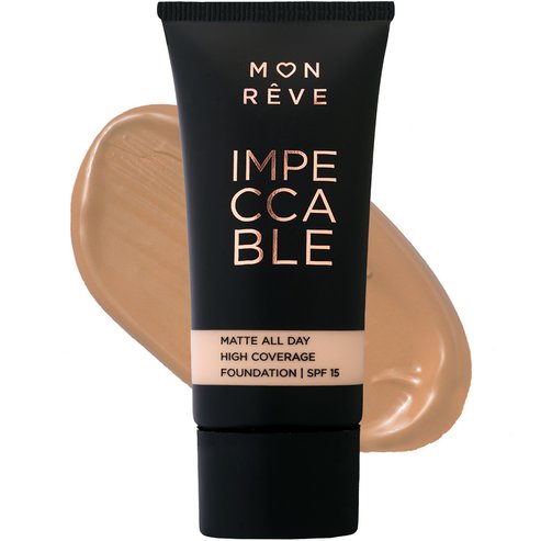 Mon Reve Impeccable All Day Matte Foundation with Spf15, 30ml - 107