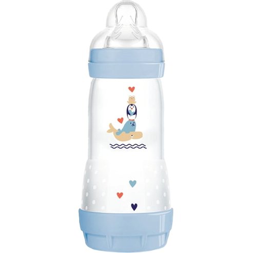 Mam Easy Start Anti-Colic Plastic Bootle 4m+ Син 320мл, Код 356S