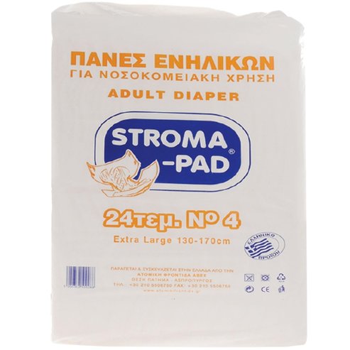 Stroma-Pad Adult Unisex Diaper No4 Large (130x170cm) 24 бр