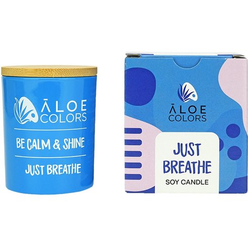 Aloe Colors Just Breathe Scented Soy Candle 150g
