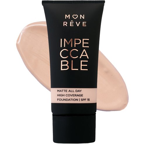 Mon Reve Impeccable All Day Matte Foundation with Spf15, 30ml - 101