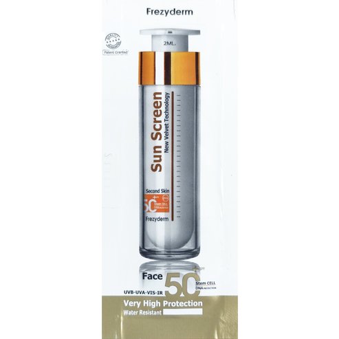 Frezyderm проба Sun Screen Velvet Face Cream Spf50+, 2ml