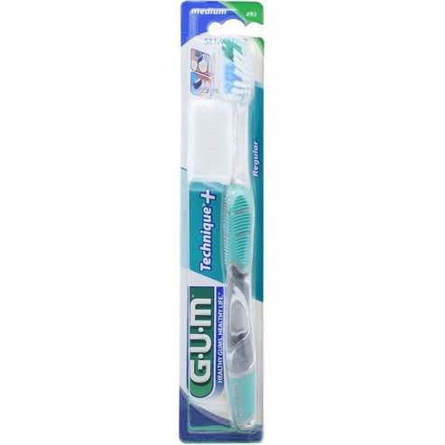Gum Technique+ Regular Toothbrush Син 1 брой, код 492