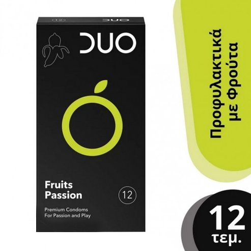 Duo Flavoured Fruits Passion Condoms 12 бр