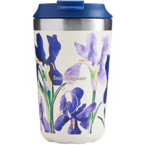 Chilly\'s Original Emma Bridgewater Coffee Cup - Blue Iris 340ml