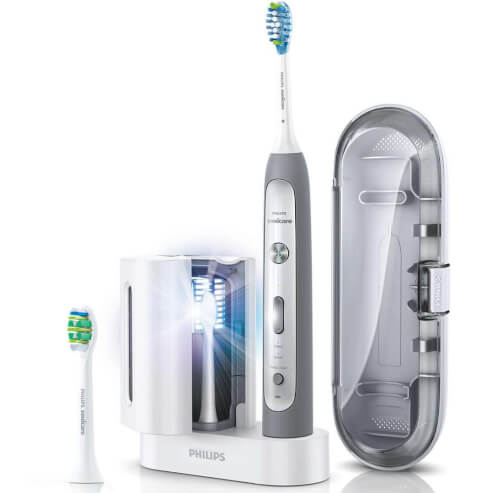 Philips Sonicare FlexCare Platinum Grey Edition Акумулаторна електрическа четка за зъби със система за дълбоко почистване&избелв