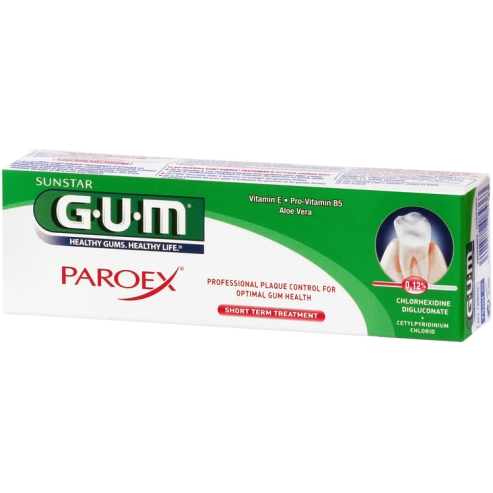 Gum 1790 Paroex Gel Intensive Action 0,12% CHX +0,05% CPC Паста за зъби с двойно антибактериално действие и 0,12% хлорхекси 75ml