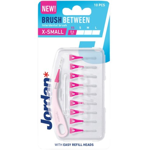 Jordan Brush Between Interdental Extra Small 0.4mm 10 бр - Фуксия