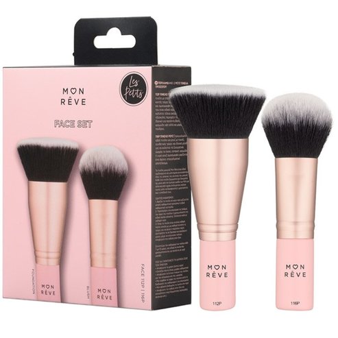 Mon Reve Les Petits Pouch & Brush Face Set 2 бр