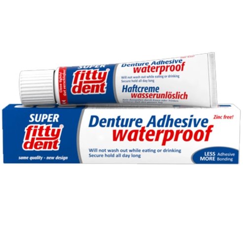 Super Fittydent Denture Adhesive Waterproof Cream 40g