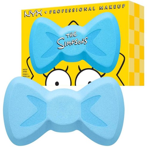 NYX Professional Makeup Maggie Simpson Bow Makeup Sponge Гъба за грим, вдъхновена от емблематичната синя панделка на Maggie Simpson 1 брой