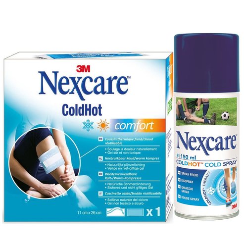 3M Nexcare Coldhot PROMO PACK Comfort Therapy Pack 1 парче & подарък Cold Spray 150ml