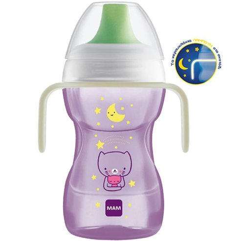Mam Fun to Drink Cup Night 8m+, 270ml, Код 463 - Лилаво